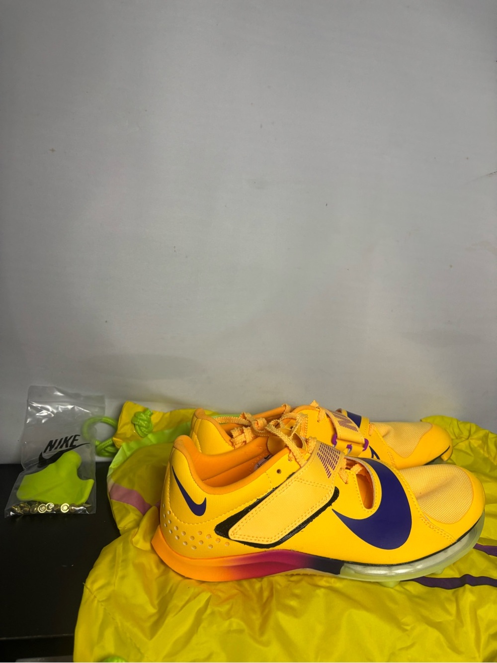 Nike Long Jump Elite Citron Pulse Indigo Burst Yellow FZ9326-800